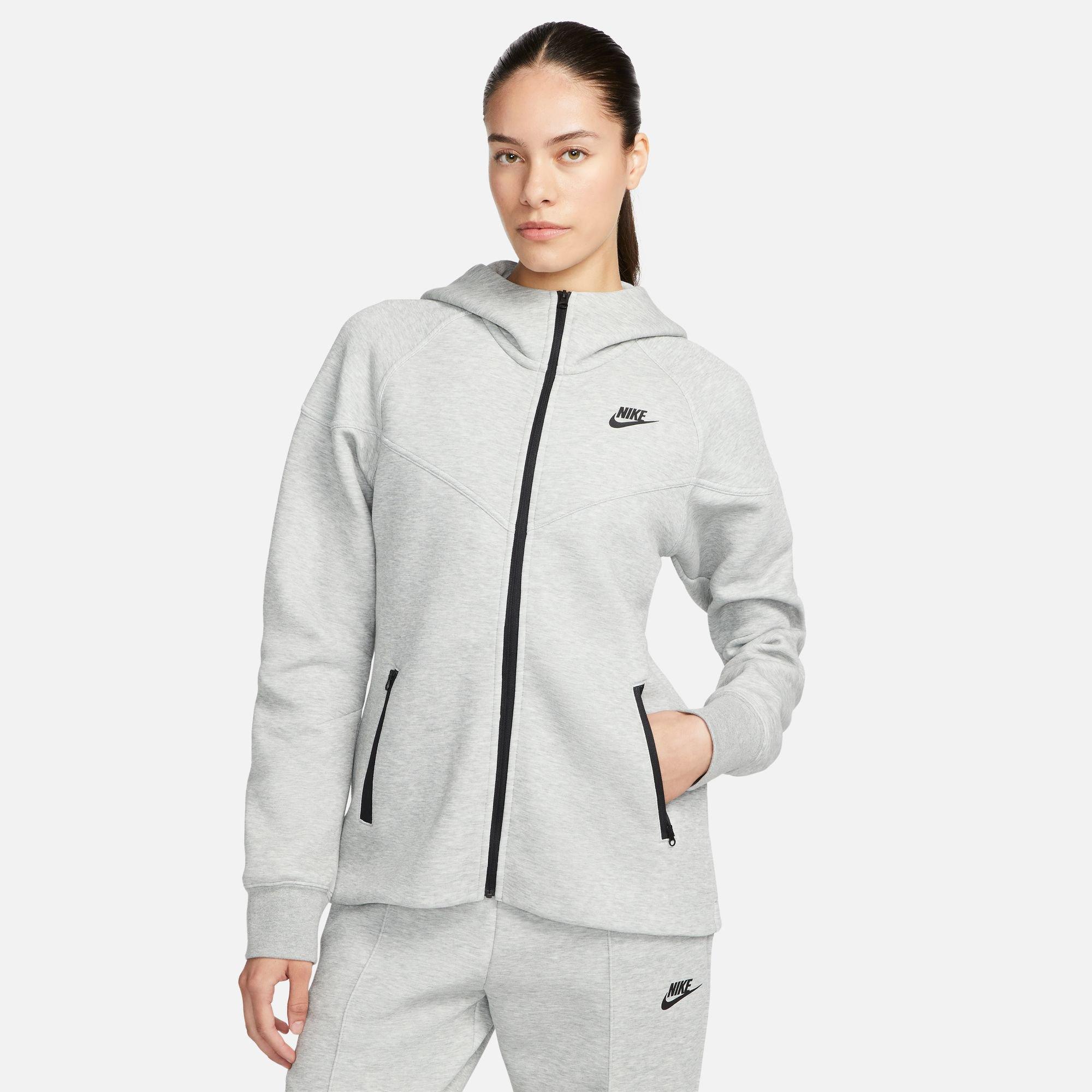 NIKE TECH Felpa, con zip, con cappuccio 