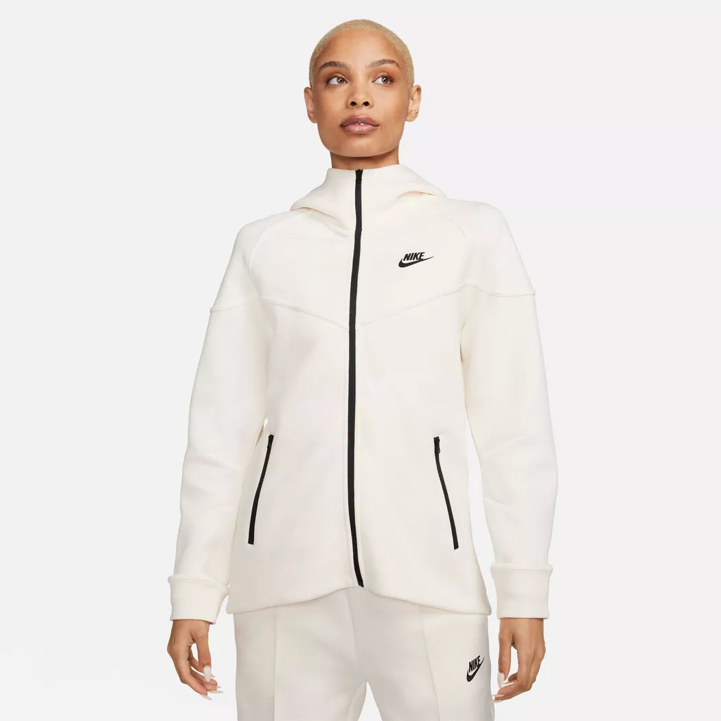 Nike - Sweatjacke mit Kapuze, für Damen, Weiss, Größe L