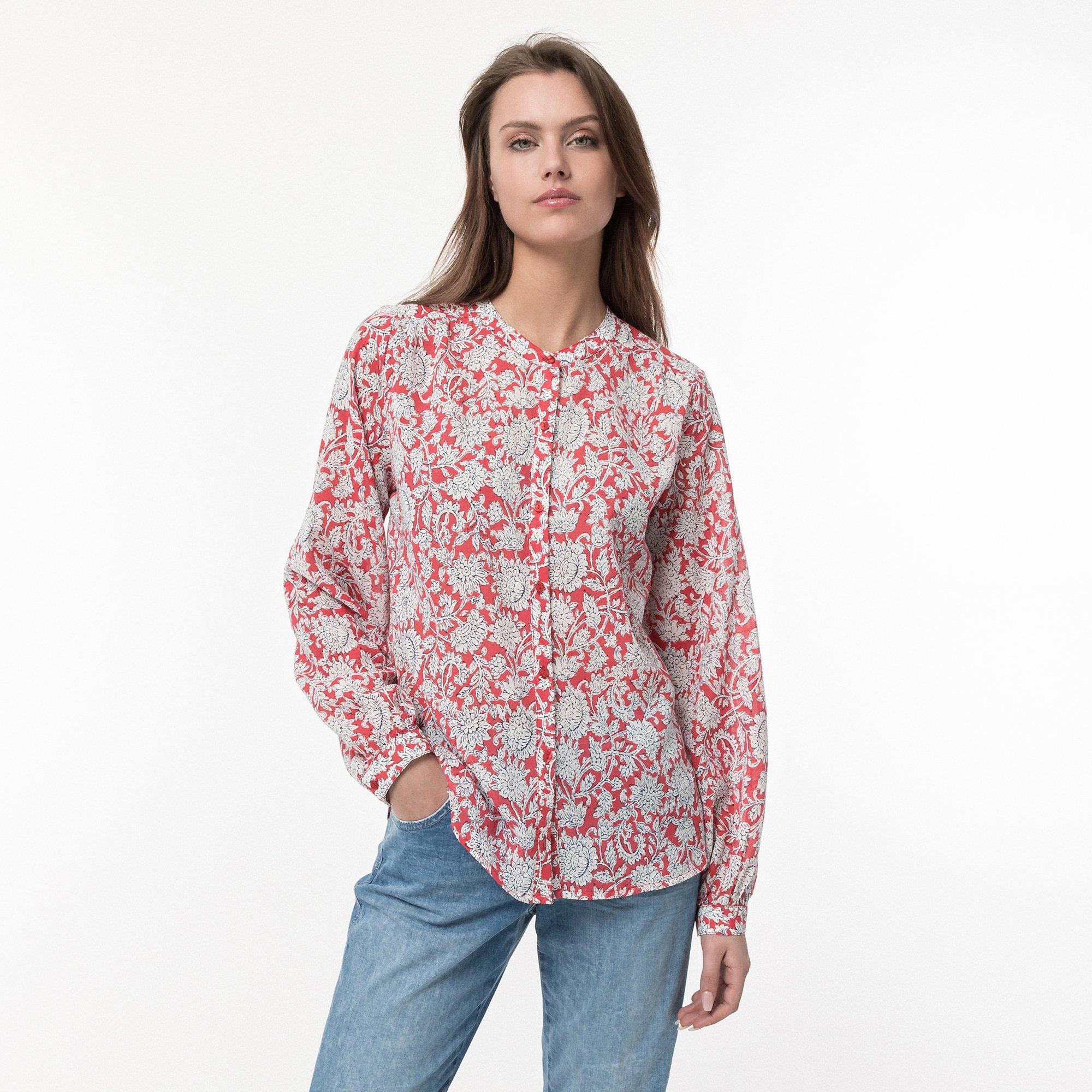Image of Bluse, Langarm Damen Multicolor XS