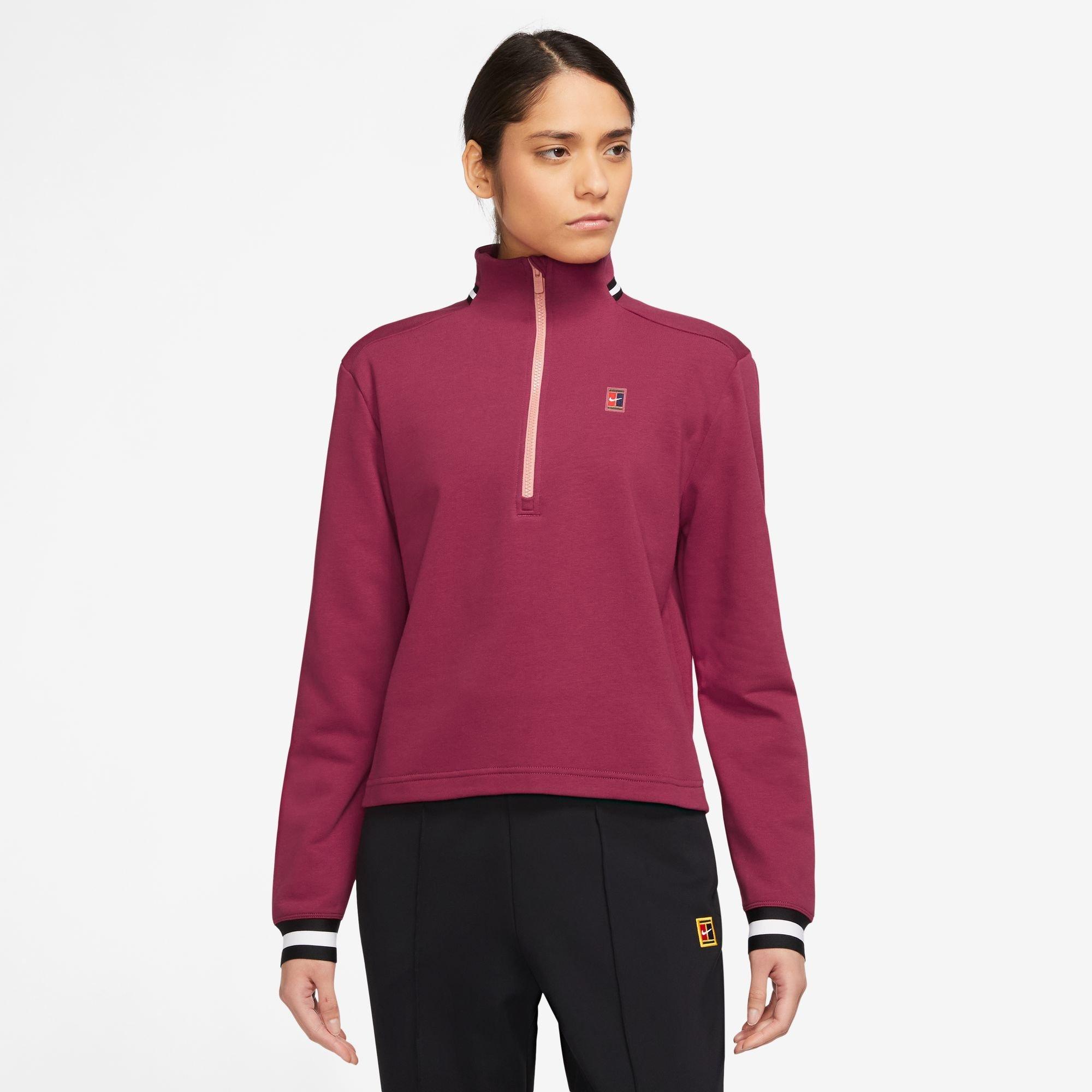 Image of Pullover, Half-zip Damen Bordeaux XS