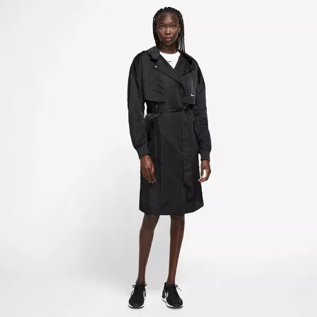NIKE W NSW ESSNTL JKT TRENCH SU Giacca con cappuccio 