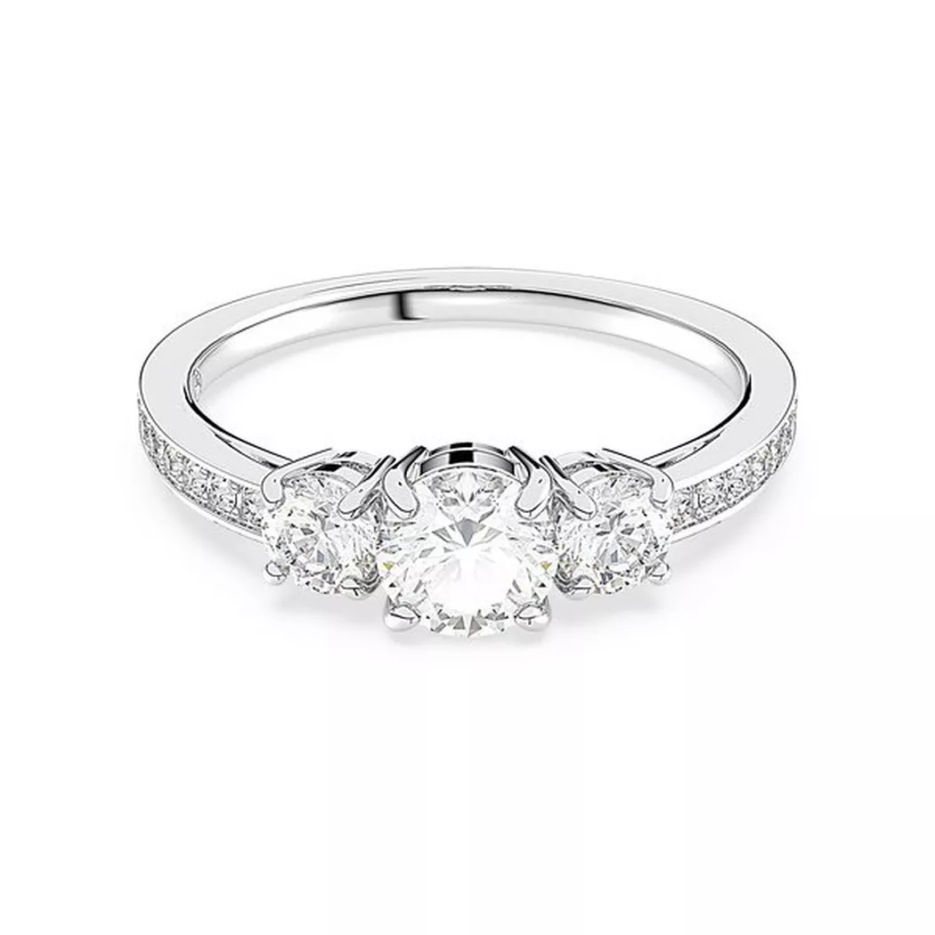 Swarovski - Ring, Stilla, 50, Silberfarben
