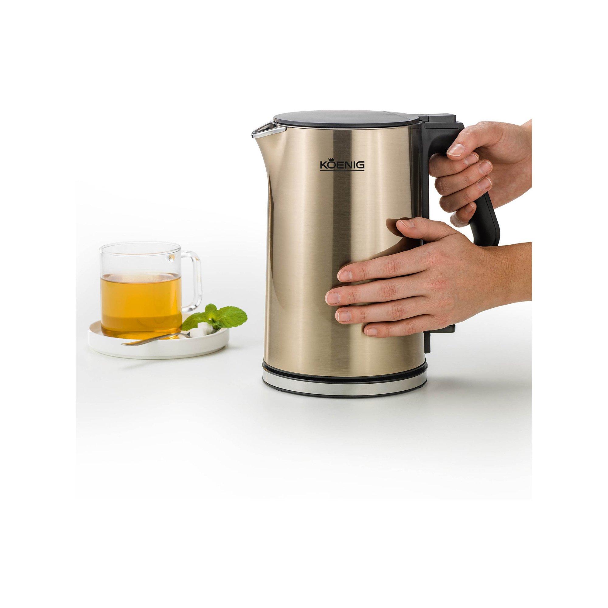 König Bouilloire électrique Bouillore  Steel Line, 1 lt 