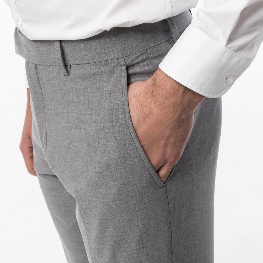 Manor Man Pantalon de costume Body Fit  