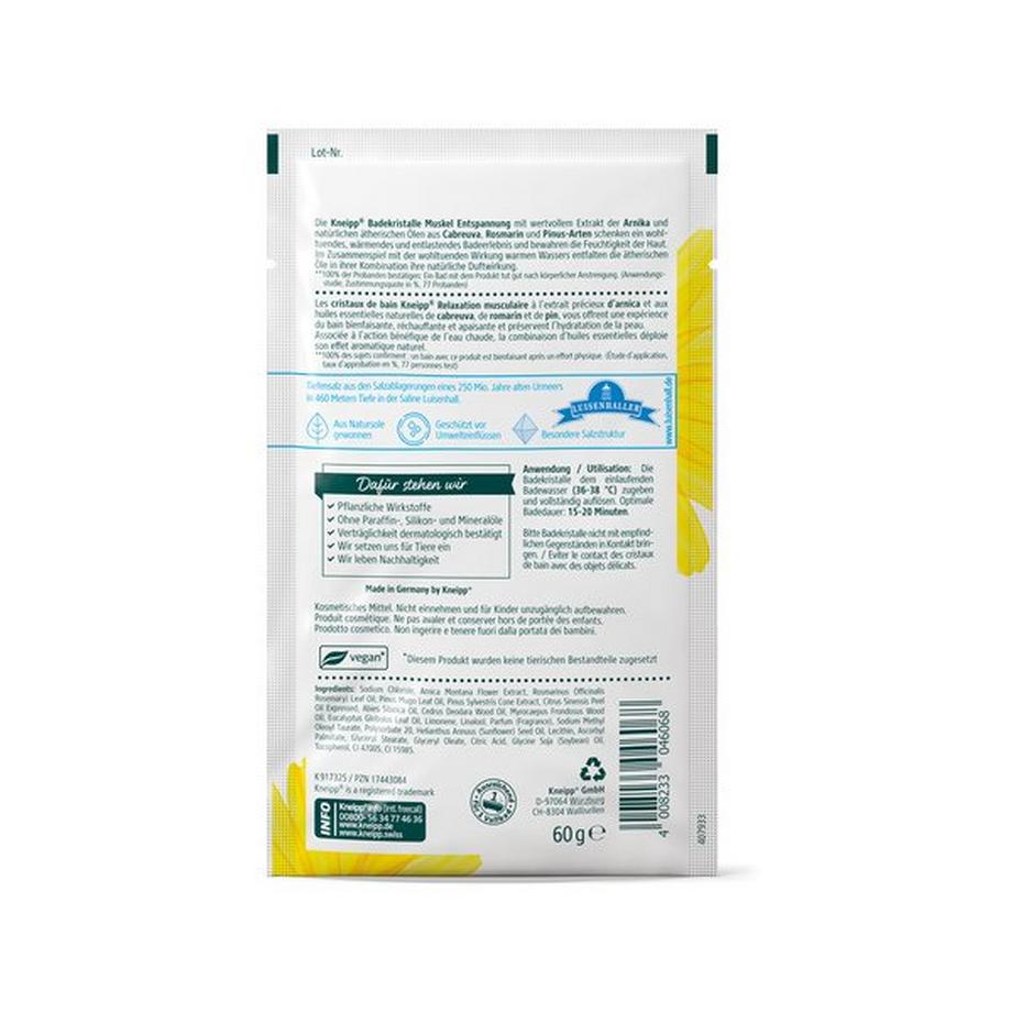 Kneipp  Badekristalle Muskel Entspannung  