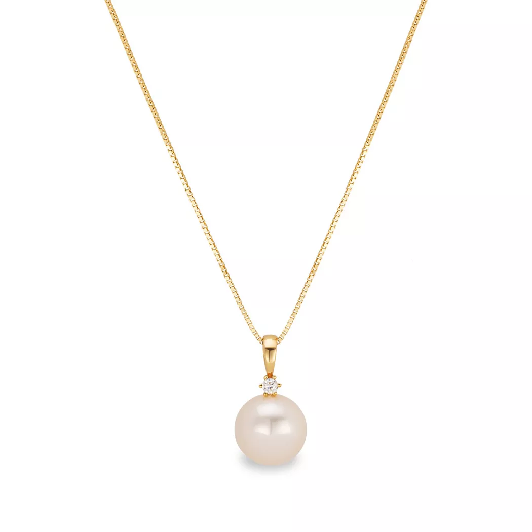 Puro® - Halskette, 42cm, Gelbgold 10