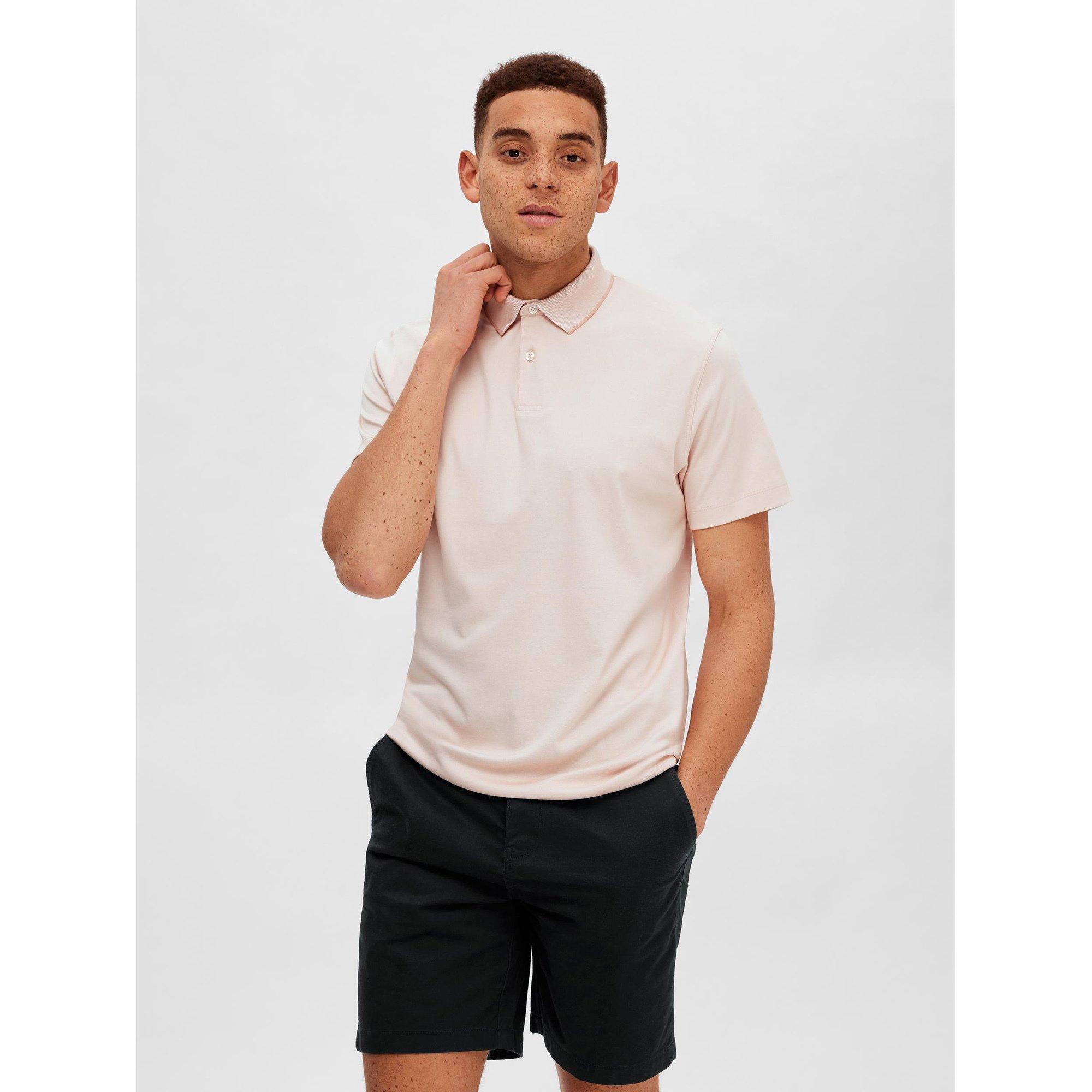 Image of Poloshirt, Kurzarm Herren Pink XXL
