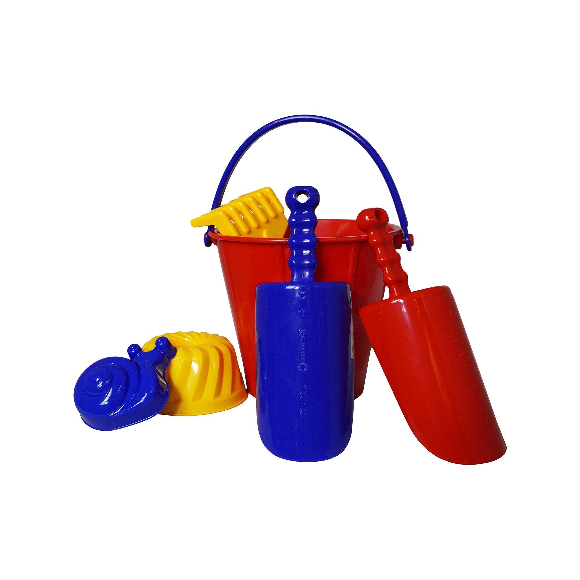 Spielstabil Maxi Sand Set mit sechs Teilen - Matchsack, Zufallsauswahl