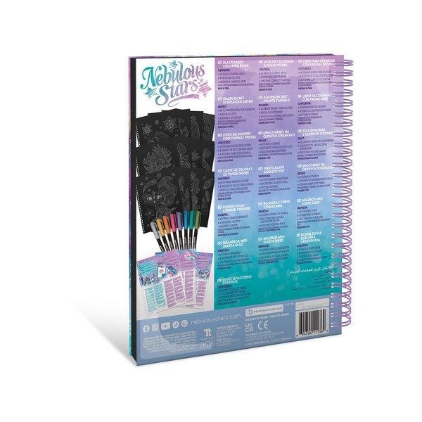 Tween Team  Black Pages Coloring Book - Isadora (Metallic Pens) 