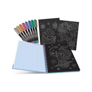 Tween Team  Black Pages Coloring Book - Isadora (Metallic Pens) 
