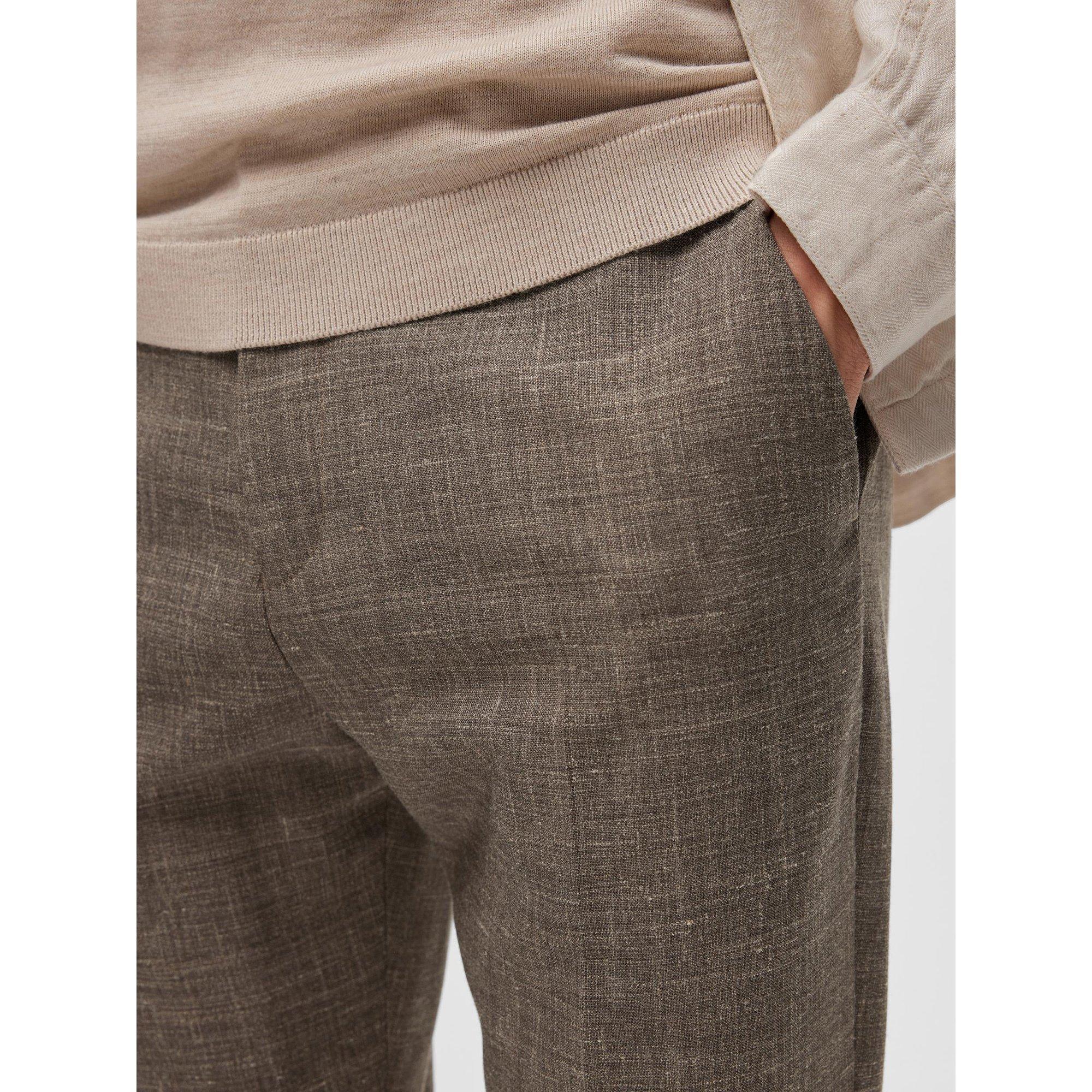 SELECTED Oasis Lino Slim Fit Pantaloni  