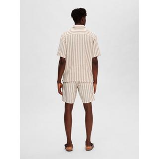 SELECTED Relaxed Sal Shirt stripes SS Hemd, kurzarm 