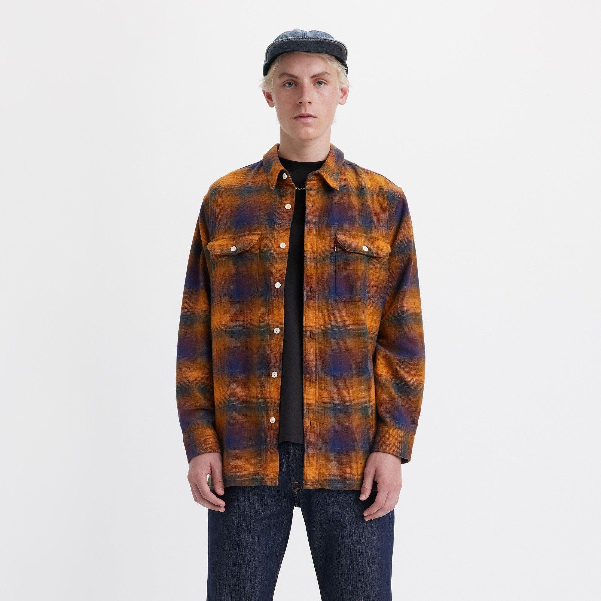 Image of Hemd, Langarm Herren Multicolor M