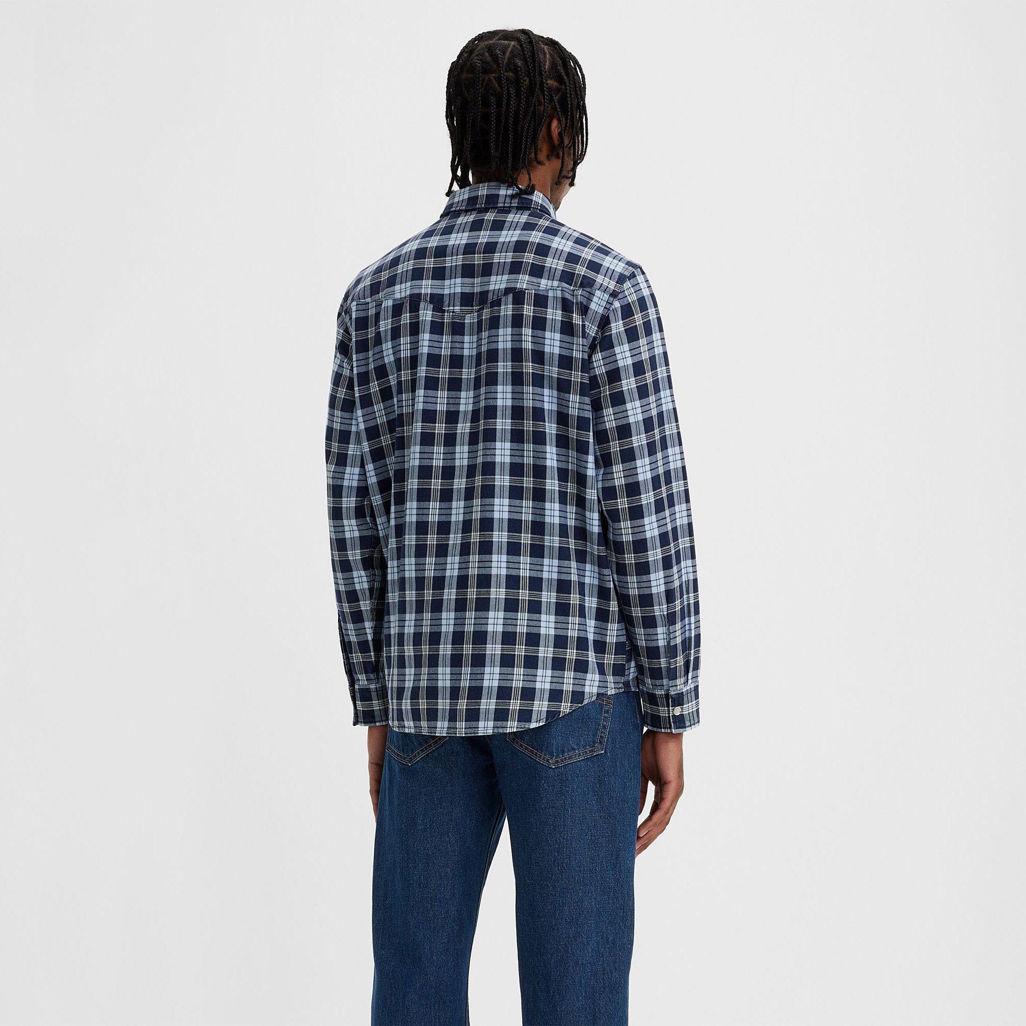 Levi's® RELAXED FIT WESTERN LIGHT INDIGO - WORN IN Camicia a maniche lunghe 