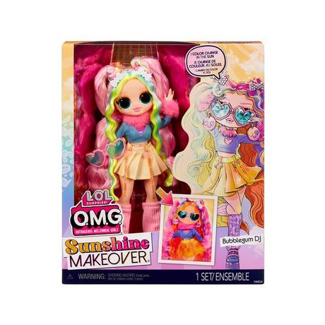 MGA  L.O.L. Surprise OMG Sunshine Color Change - Bubblegum DJ 