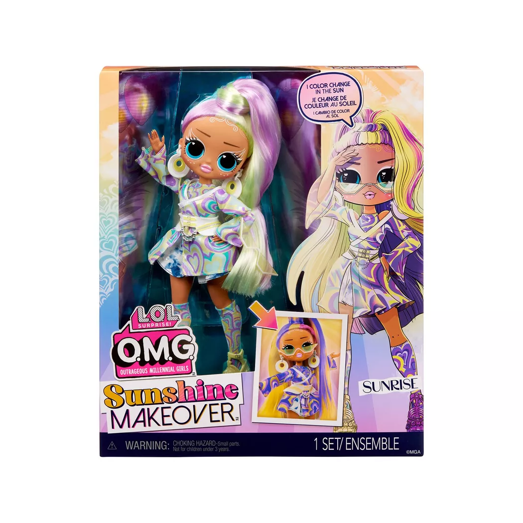 MGA - L.O.L. Surprise OMG Sunshine Color Change - Sunrise, Multicolor