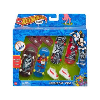 Hot Wheels  Skate Fingerboard + Scarpe 4-pack, modelli assortiti 