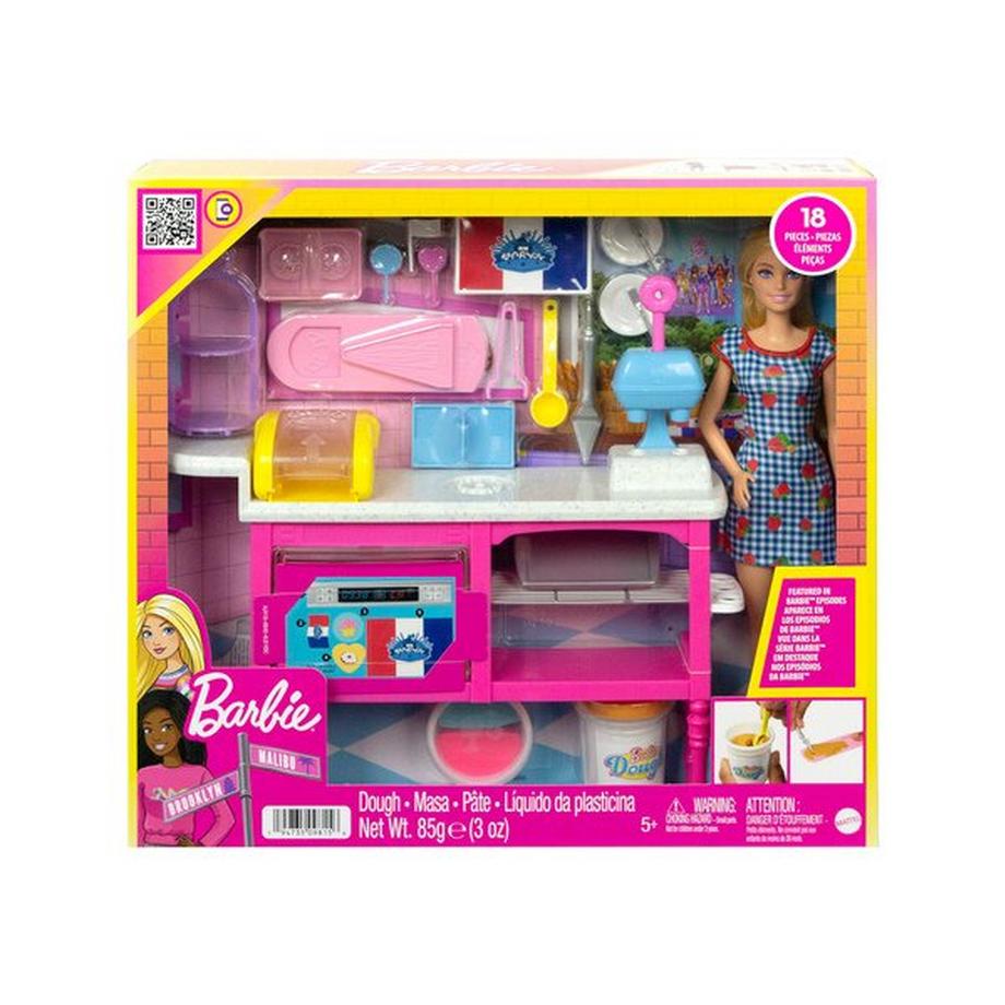 Barbie  Set Buddys Café con bambola (bionda) e accessori 