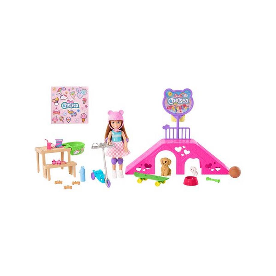 Barbie  Chelsea Skatepark Set da gioco 