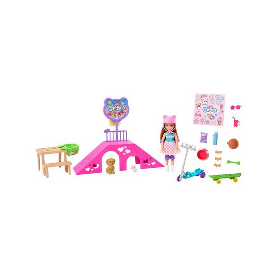 Barbie  Chelsea Skatepark Set da gioco 