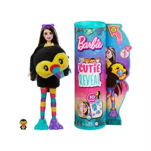 Cutie Reveal Doll Jungle Series, tucano e accessori