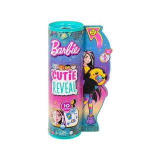 Barbie  Poupée Cutie Reveal Série Jungle, toucan et accessoires 