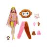Barbie  Poupée Cutie Reveal Série Jungle, singe et accessoires 