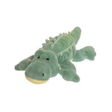 Crocodile en peluche vert