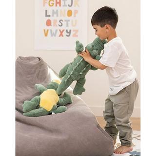 TEDDYKOMPANIET  Coccodrillo peluche verde 