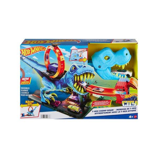 Hot Wheels  City T-Rex Looping-Bahn 