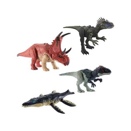 Mattel  Figura Jurassic World Wild Roar, modelli assortiti 