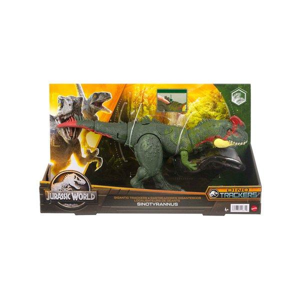 Mattel  Jurassic World Gigantic Trackers Figur, Zufallsauswahl 