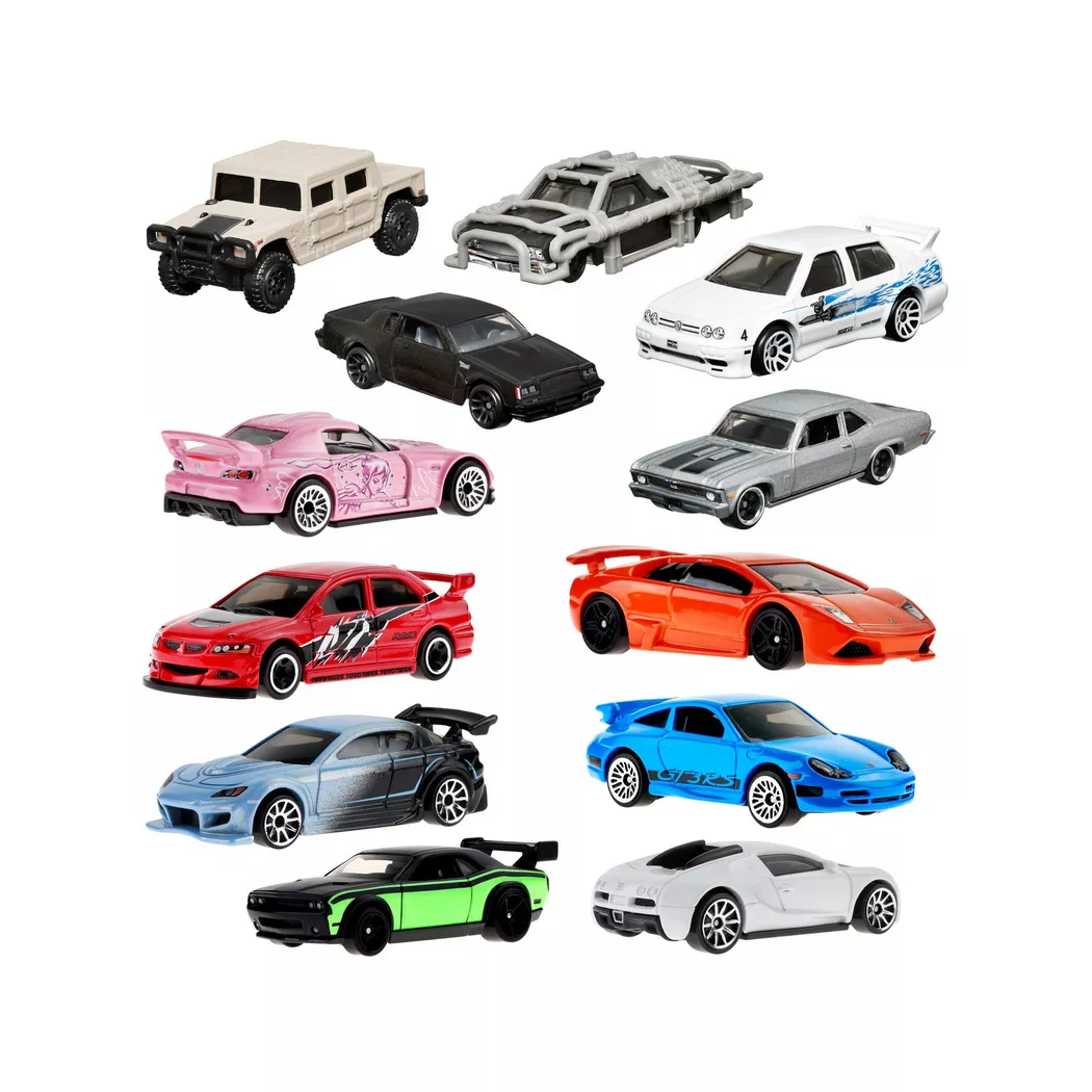 Hot Wheels - Fahrzeug im Design von Fast & Furious, Zufallsauswahl, Multicolor