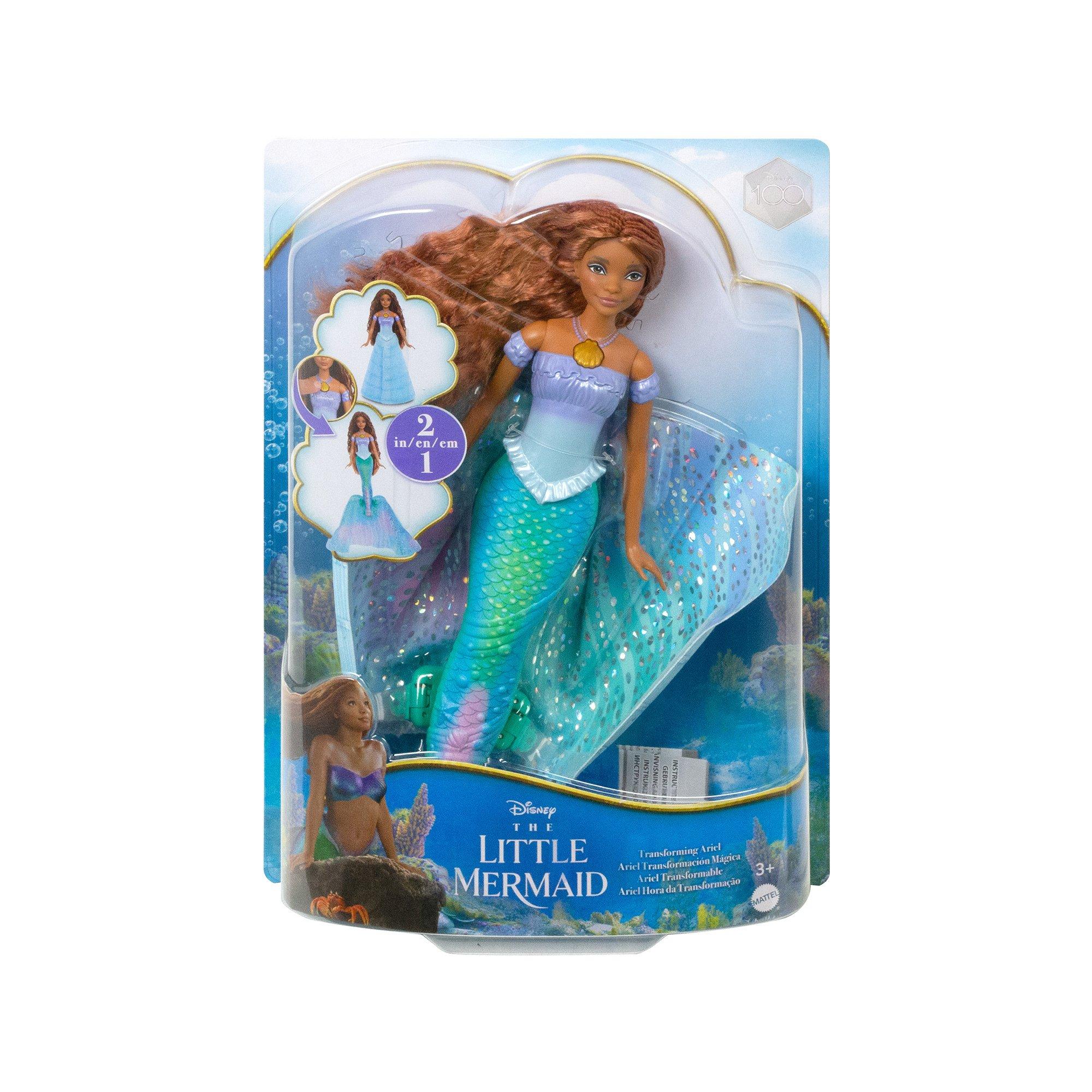 Mattel  Disney Die kleine Meerjungfrau Verwandlungs-Arielle Puppe 