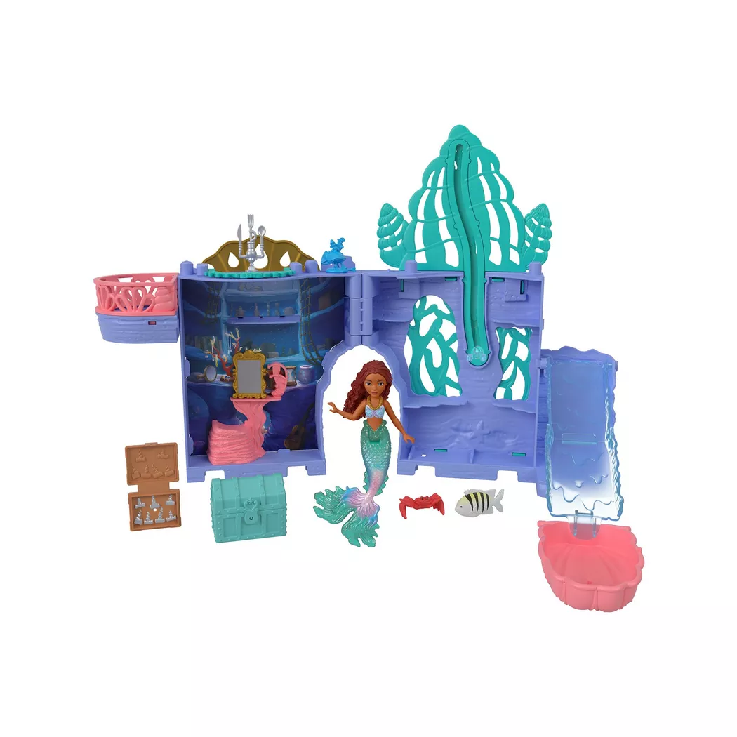 Mattel - Disney Die kleine Meerjungfrau Prinzessin Arielles Meeresgrotte, Multicolor