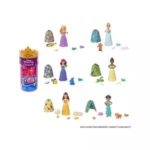 Princesse Disney Small Dolls Royal Color Reveal, Pack surprise