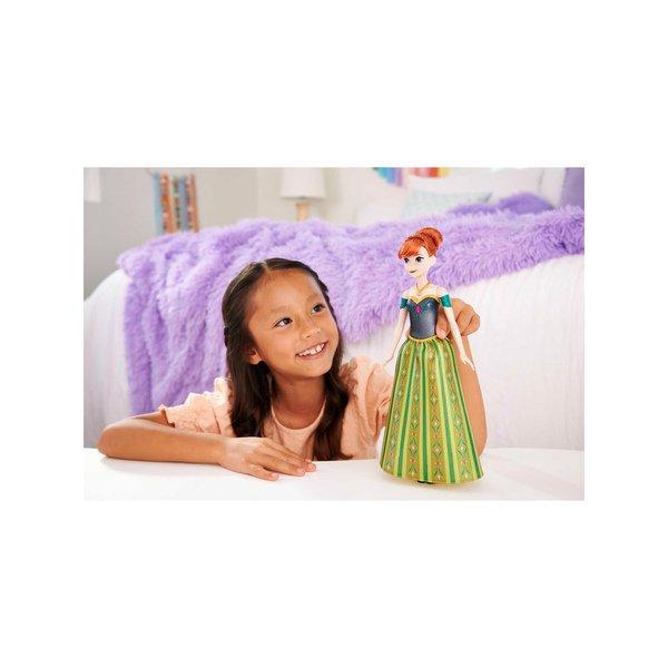 Mattel  Disney La Reine des Neiges – Anna Poupée Chantante, français 