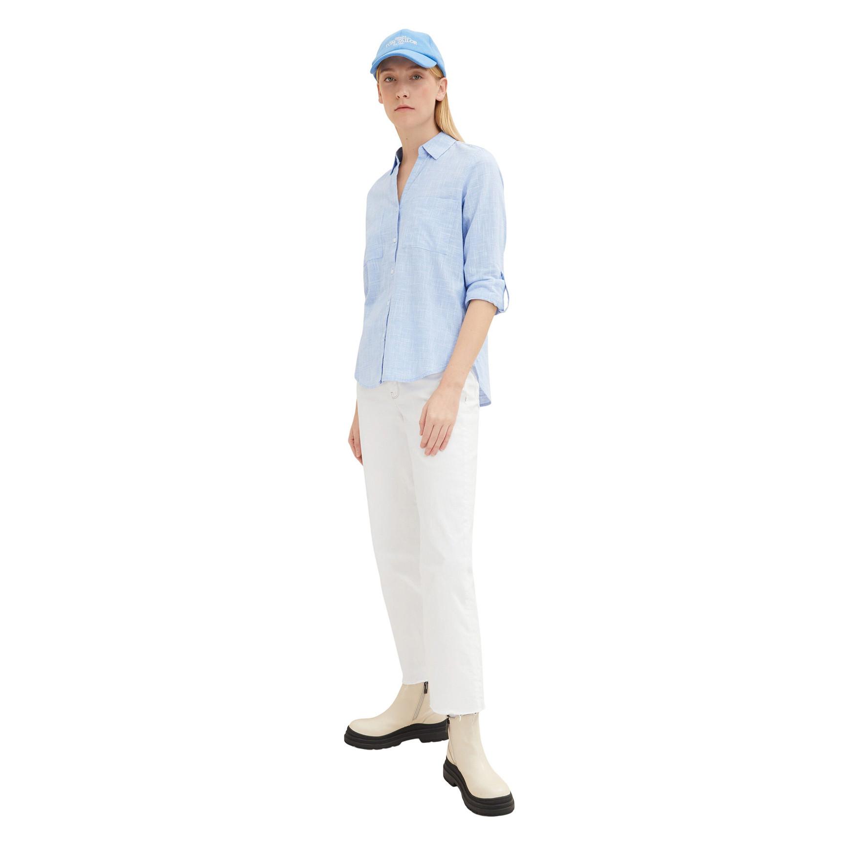 TOM TAILOR Karierte Relaxed Fit Bluse  