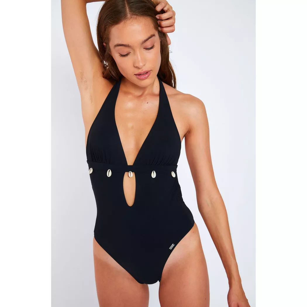 Banana Moon - Badeanzug, für Damen, Black, Größe L