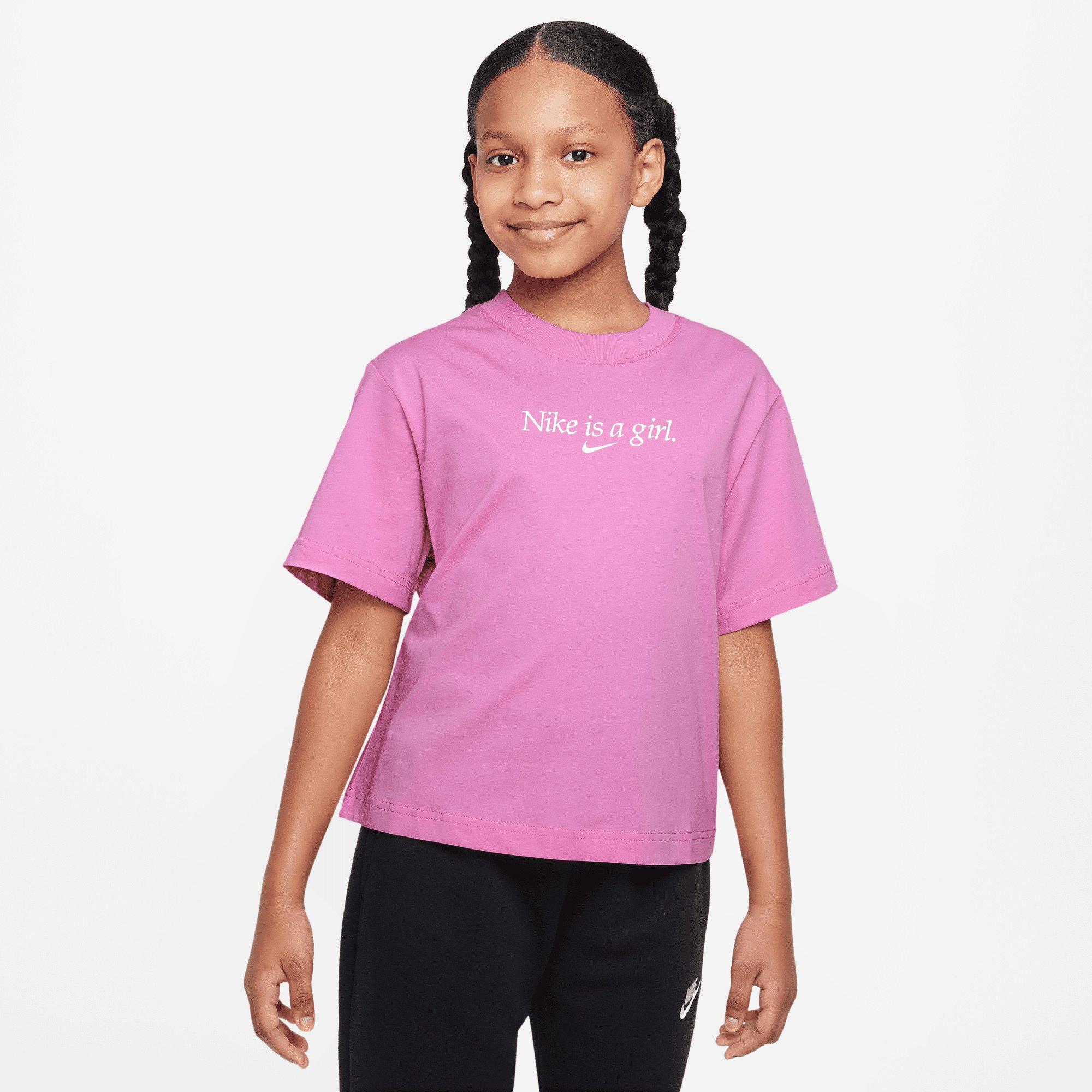 Image of T-shirt, Rundhals, Kurzarm Mädchen Rosa L