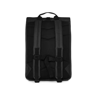 RAINS Rucksack Rolltop Rucksack Black
