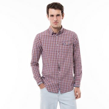 Chemise, regular fit, manches longues