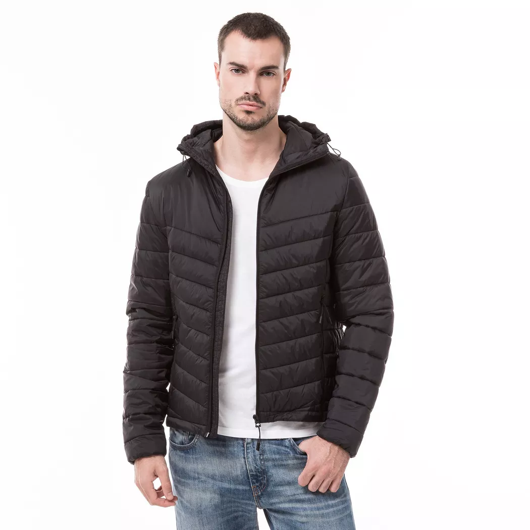 Manor Sport - Jacke mit Reissverschluss, für Herren, Black, Größe S
