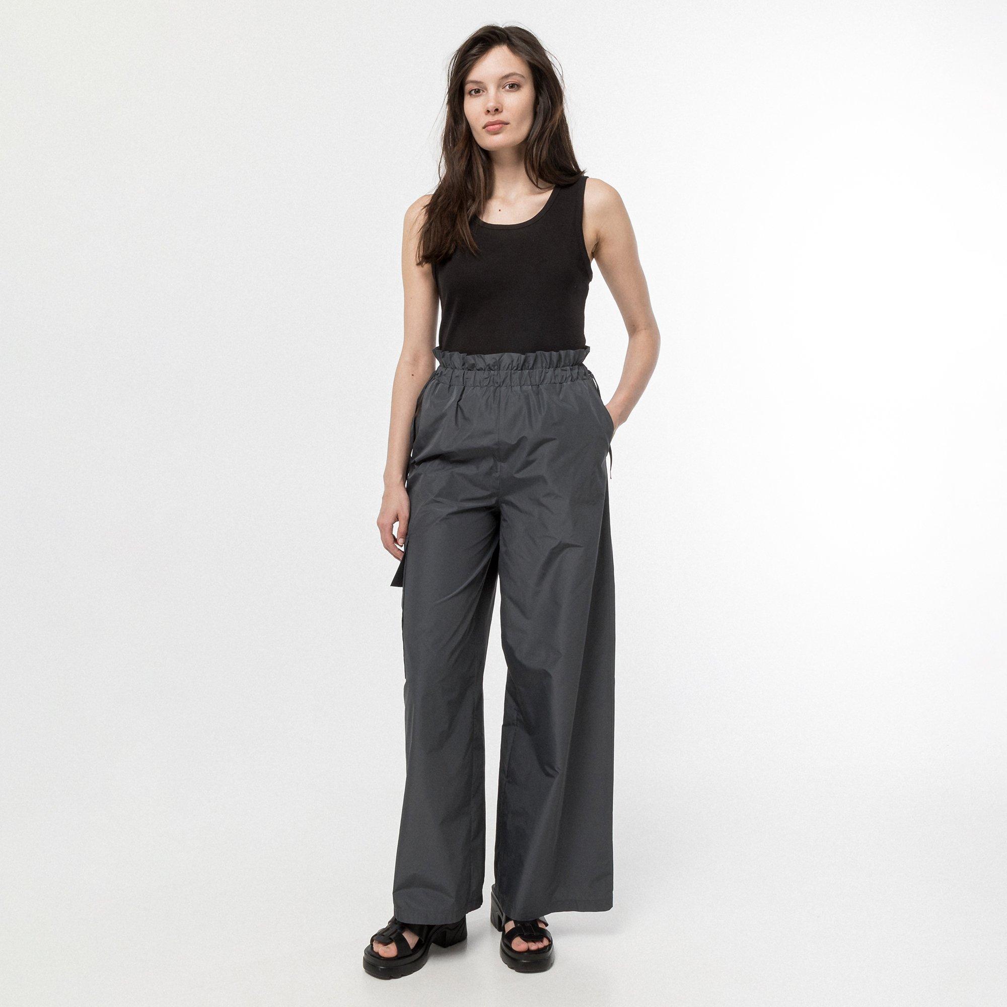 Manor Woman  Lange Hose, Flared Fit Anthrazit