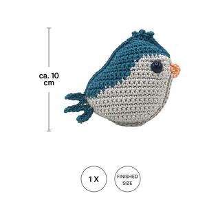 I am Creative Set de crochet Oiseau bleu 