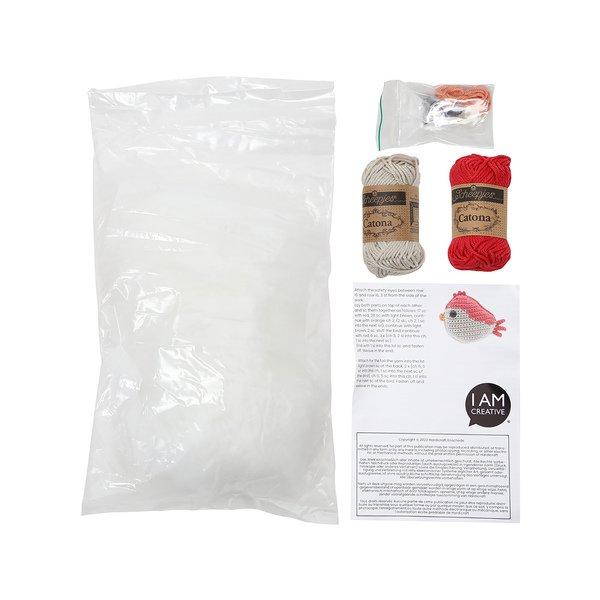 I am Creative Set de crochet Oiseau rouge 