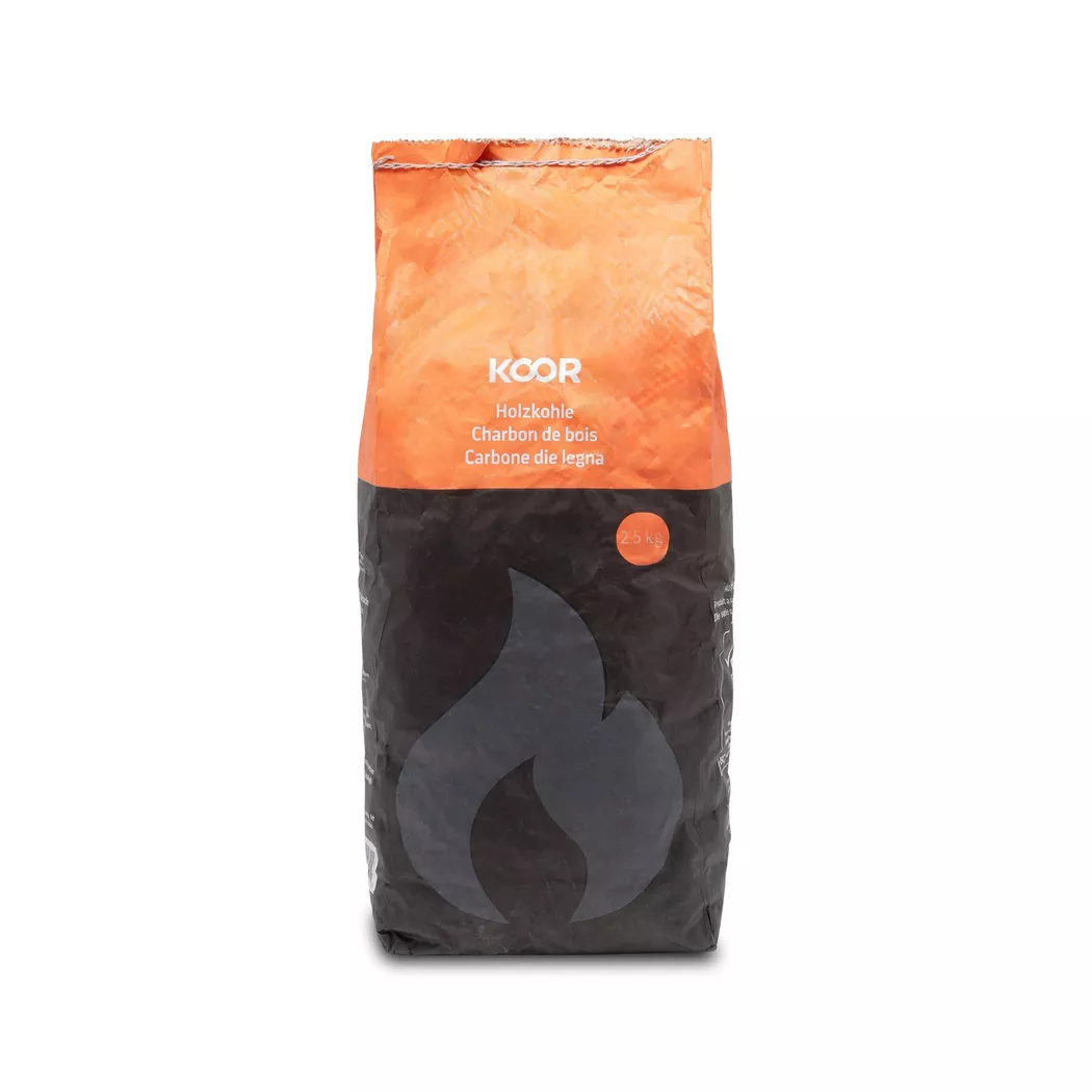 Koor - Holzkohle, 2.5KG, Black