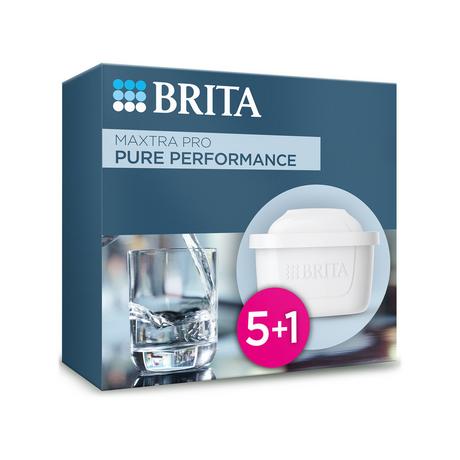 BRITA Wasserfilter-Kartuschen-Set MAXTRA PRO Pure Performance 5+1 
