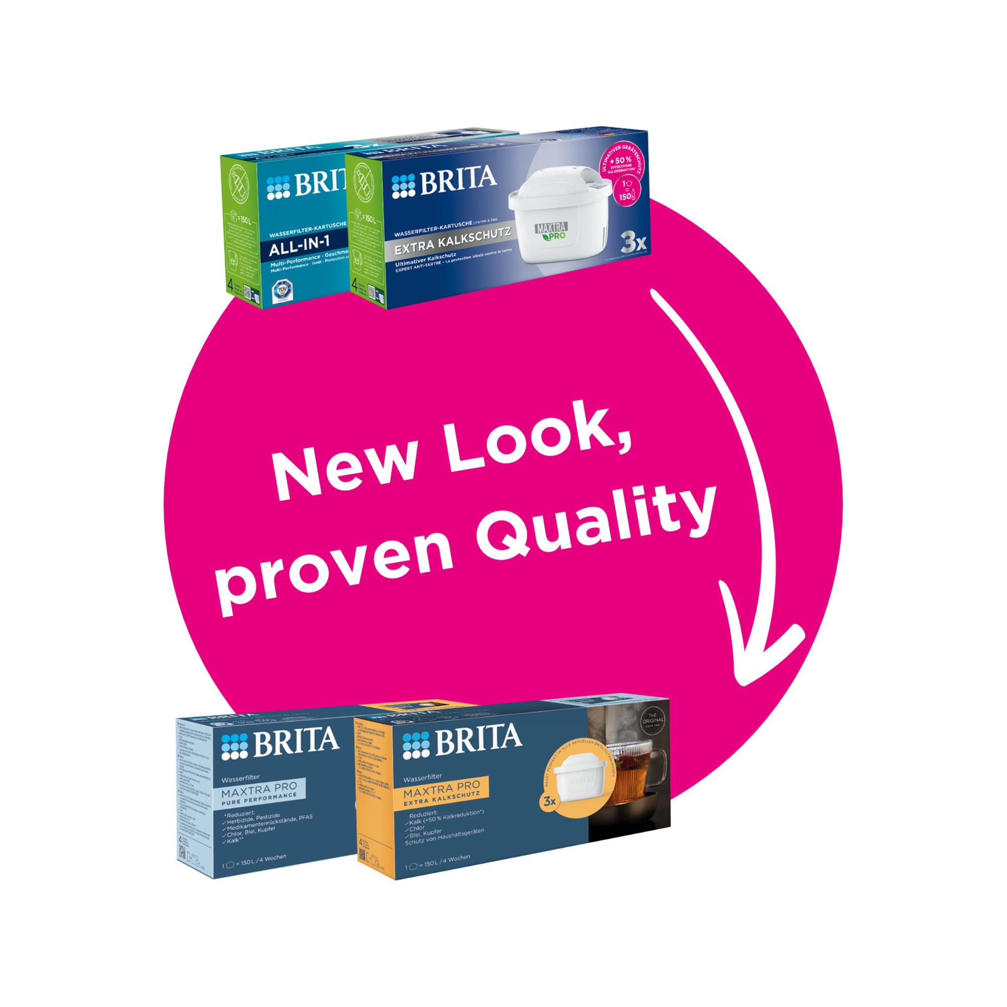 BRITA Set cartucce per filtro acqua MAXTRA PRO ESPERTO anti-tartaro 