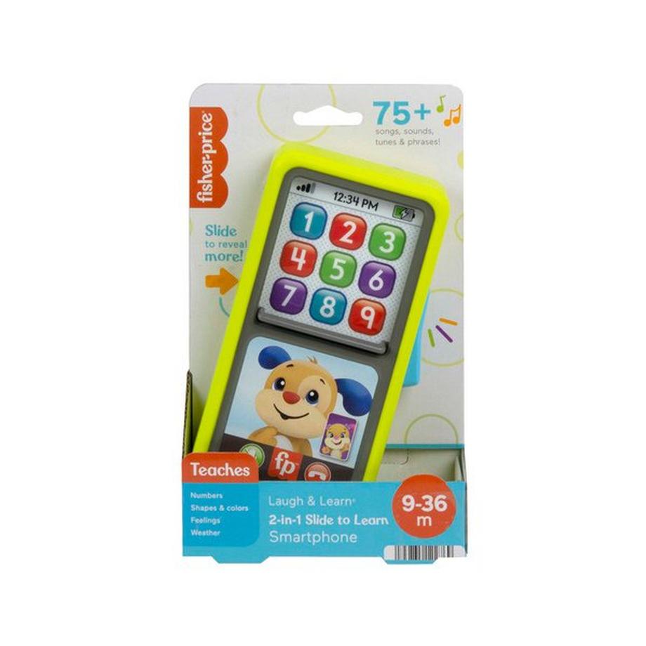 Fisher Price  2-in-1 Slide to Learn Smartphone  (DU, F, D, I, QE) 